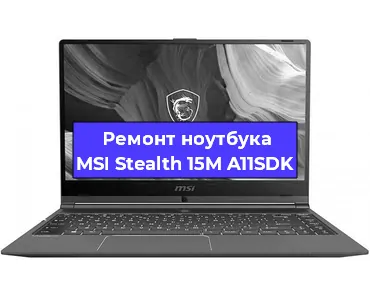 Чистка от пыли и замена термопасты на ноутбуке MSI Stealth 15M A11SDK в Москве
